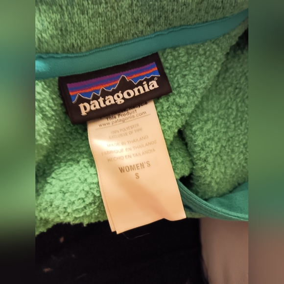 Patagonia 1/4 Zip "Better Sweater" in Beryl Green size SMALL - Picture 3 of 7